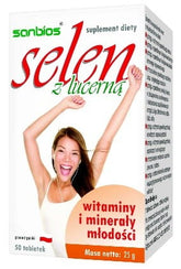Selen med Lucerne 50 Tabletter SANBIOS